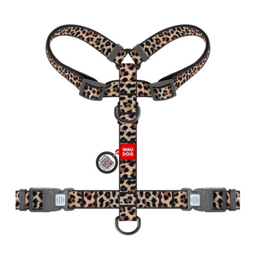 WAUDOG textil kutyahám Leopard L QR-kódos azonosítóval