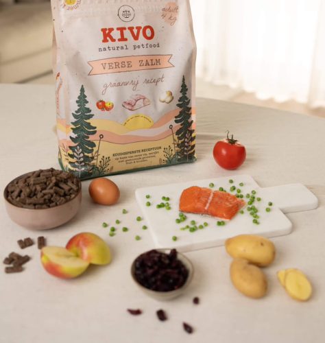KIVO – Hidegen sajtolt Gabonamentes Száraztáp lazac 14kg
