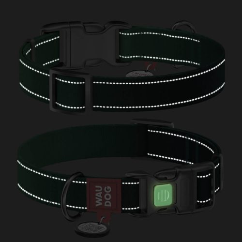 WAUDOG Mono Reflective kutya nyakörv – sötétzöld 3