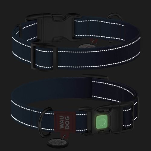 WAUDOG Mono Reflective kutya nyakörv – kék 5