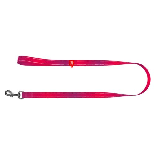 WAUDOG Mono Reflective kutya póráz – Pink 120cm 1