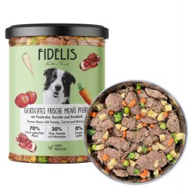 Fidelis főtt menü ló, paszternák, sárgarépa és brokkoli 400g 2
