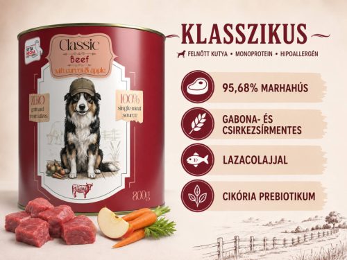 Syta Micha nedves eledel marhahús sárgarépával 800g