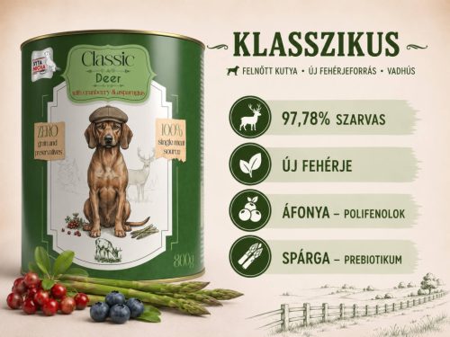 Syta Micha nedves eledel szarvas áfonyával 800g