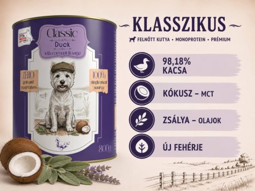 Syta Micha nedves eledel kacsa kókusszal 800g