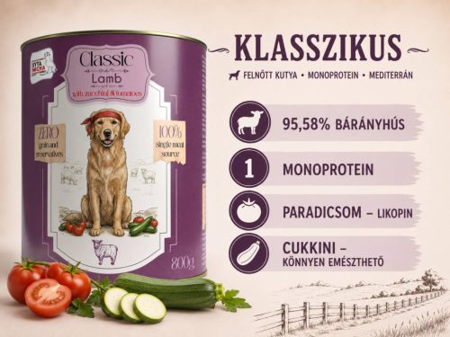 Syta Micha nedves eledel bárány cukkinivel 400g