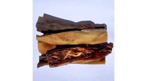 Szárított marhafejbőr kutyáknak 1 kg, BARF LOVE