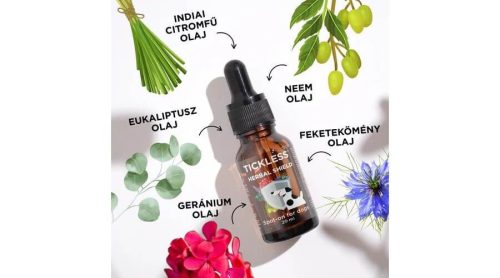 Tickless Herbal Shield spot-on előnyök