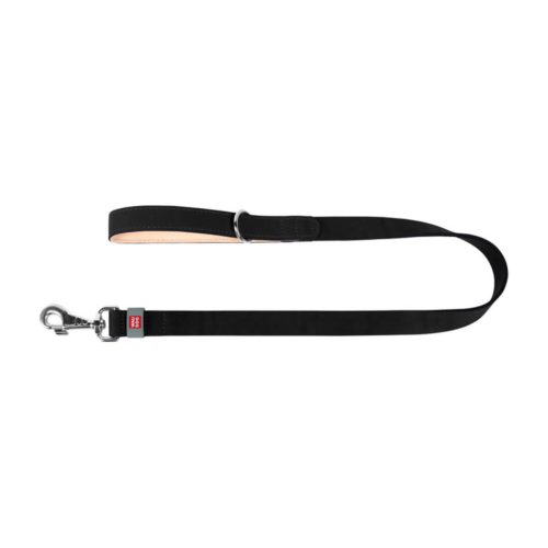 WAUDOG bőr kutya póráz – fekete 120cm 1 1
