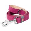 WAUDOG bőr kutya póráz – pink 120cm 2