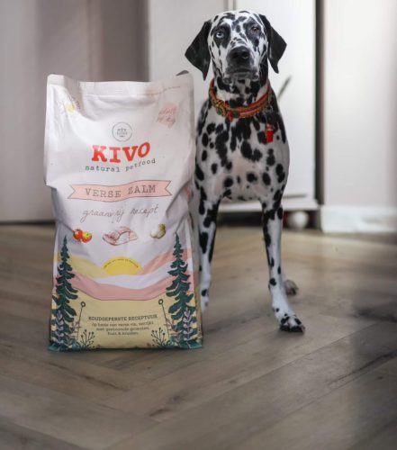 KIVO – Hidegen sajtolt Gabonamentes Száraztáp lazac 4kg
