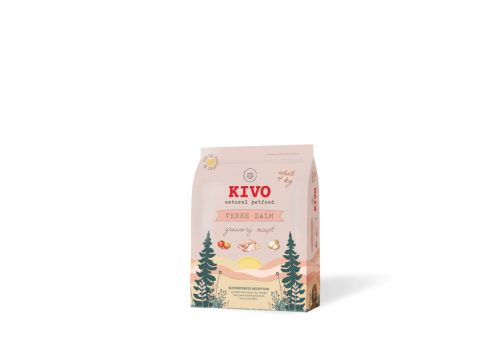 KIVO - Hidegen sajtolt Gabonamentes Száraztáp - Lazac 14kg