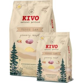 KIVO – Hidegen sajtolt Gabonamentes Száraztáp bárány 4kg