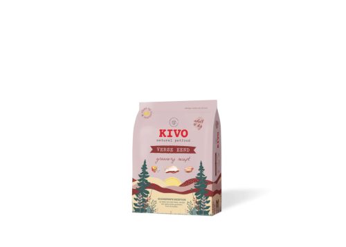 KIVO - Hidegen sajtolt Gabonamentes Száraztáp - Lazac 14kg