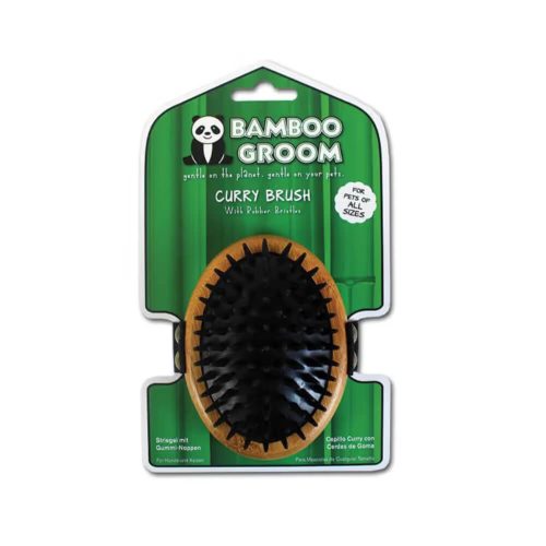Bamboo Groom bambusz fésű gumi tüskékkel 5