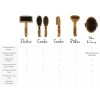 Bamboo Groom bambusz fésű gumi tüskékkel 1