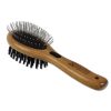 Bamboo Groom kétoldalas bambusz kefe kis és közepes fajtáknak 1