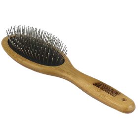 Bamboo Groom bambusz kefe fém tűkkel nagytestű fajtáknak 2