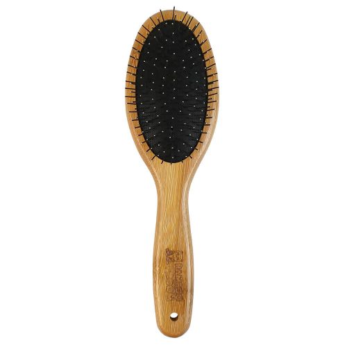 Bamboo Groom bambusz kefe fém tűkkel nagytestű fajtáknak 1