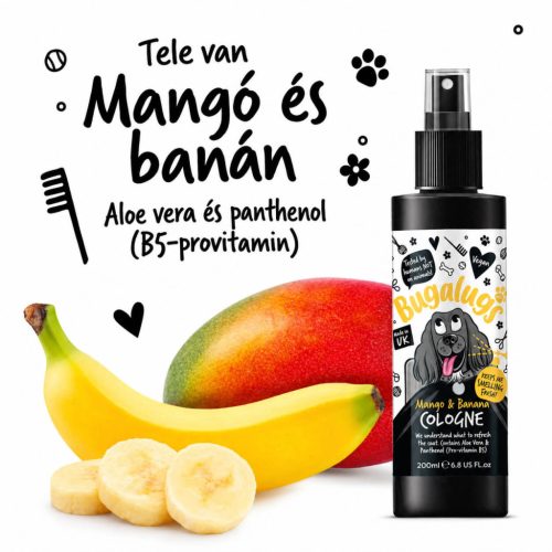 Bugalugs Mangó és Banán kutyaparfüm 200ml