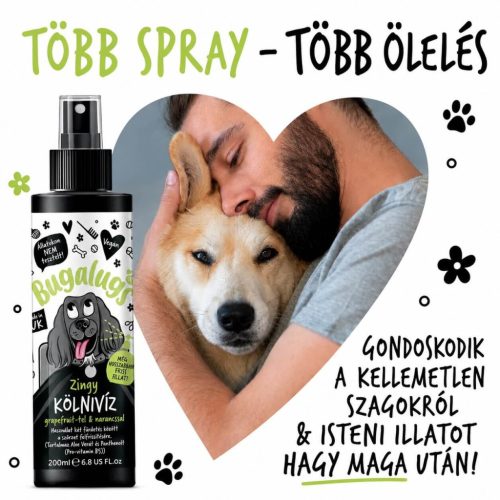 Bugalugs Zingy kutyaparfüm grapefruittal és naranccsal 200ml