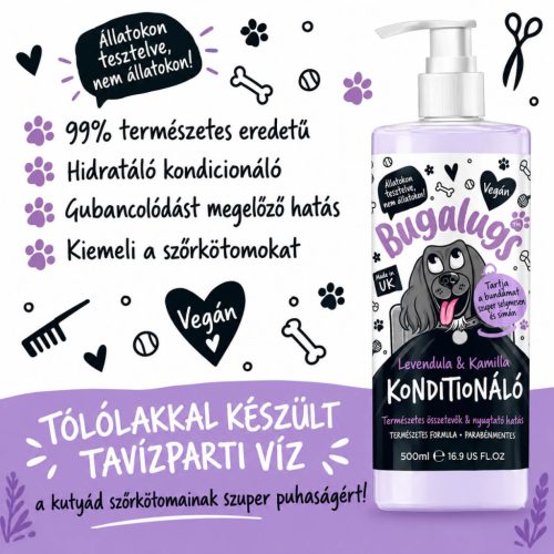 Bugalugs Levendula és Kamilla kondícionáló - nyugtató hatású 500ml