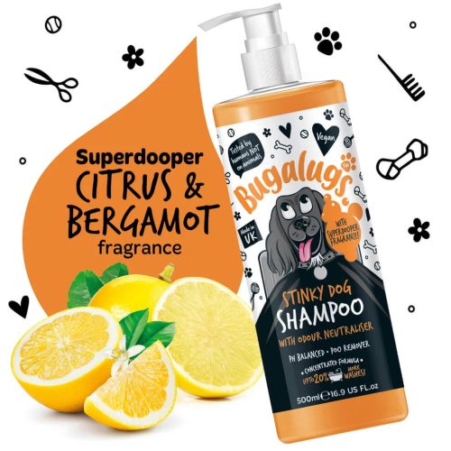 Bugalugs Stinky Dog Sampon - kellemetlen szagok ellen 250ml