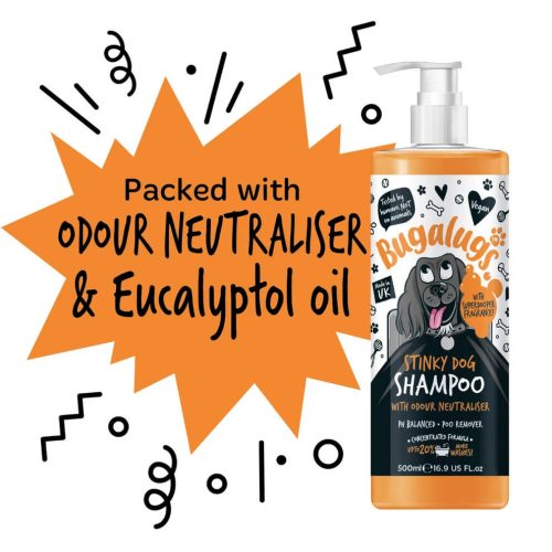 Bugalugs Stinky Dog Sampon - kellemetlen szagok ellen 250ml