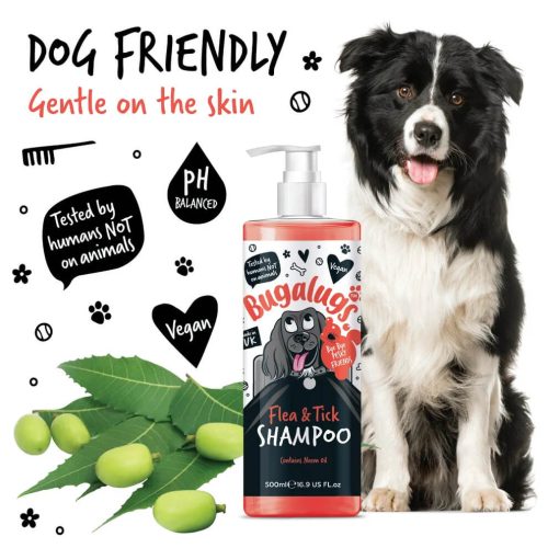 Bugalugs Flea&Tick sampon - bolha és kullancs ellen 250ml