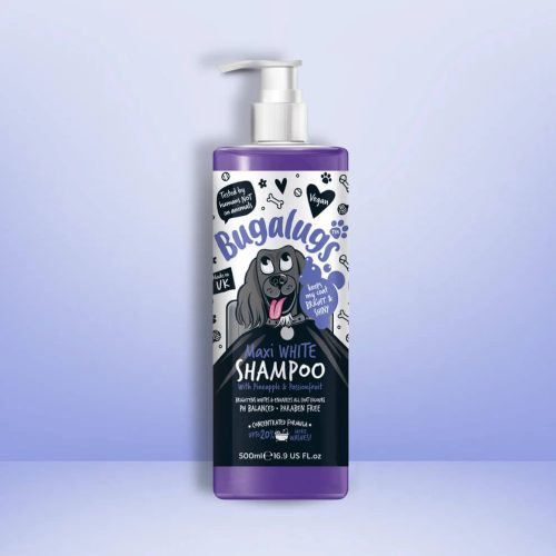 Bugalugs Maxi White Sampon - színélénkítő 500ml
