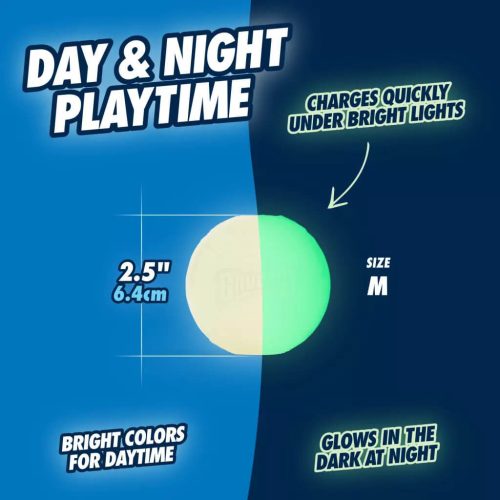 Chuckit Max Glow Fluoreszkáló Labda M