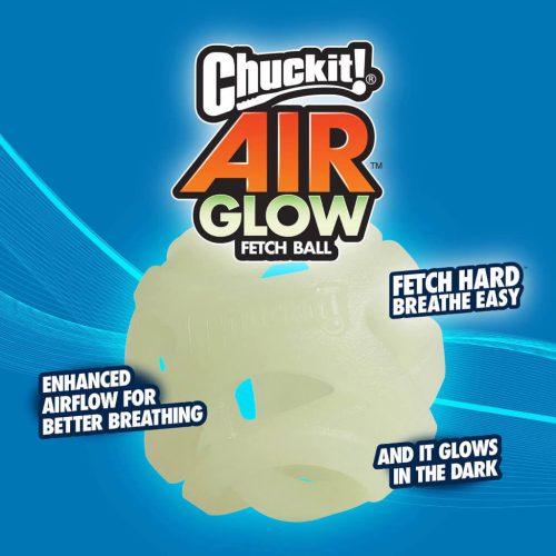 Chuckit Max Glow Air Fetch labda S szett 9