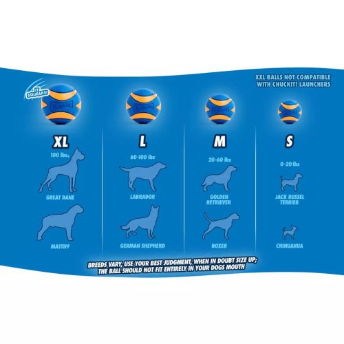 Chuckit Ultra Squeaker Sípolós Labda L