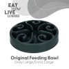 Eat Slow Live Longer Original Habzsolásgátló Tál Grey 6