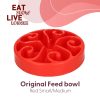 Eat Slow Live Longer Original Red 6