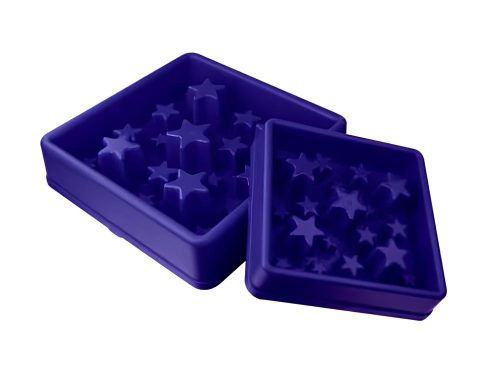 Eat Slow Live Longer Star habzsolásgátló tál kék XS