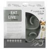Eat Slow Live Longer Tumble Feeder szürke