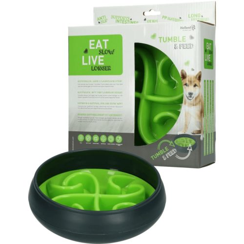 Eat Slow Live Longer Tumble Feeder zöld