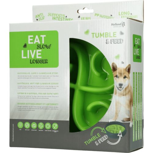 Eat Slow Live Longer Tumble Feeder zöld