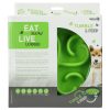 Eat Slow Live Longer Tumble Feeder zöld