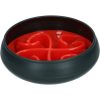 Eat Slow Live Longer Tumble Feeder piros