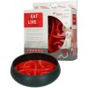 Eat Slow Live Longer Tumble Feeder piros
