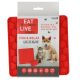 Eat Slow Live Longer Lick Mat Honeycomb piros