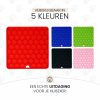 Eat Slow Live Longer Lick Mat Honeycomb piros