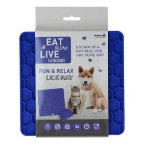 Eat Slow Live Longer Lick Mat Honeycomb