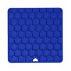 Eat Slow Live Longer Lick Mat Honeycomb kék