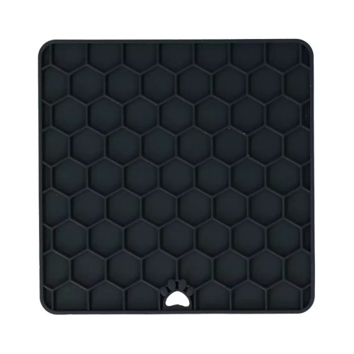 Eat Slow Live Longer Lick Mat Honeycomb szürke