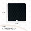 Eat Slow Live Longer Lick Mat Honeycomb szürke
