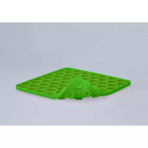 Eat Slow Live Longer Lick Mat Honeycomb zöld