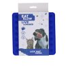 Eat Slow Live Longer Lick Mat Cross kék